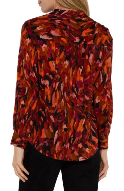 Liverpool Abstract Print Button-up Shirt