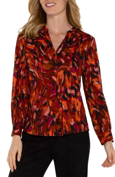 Liverpool Abstract Print Button-up Shirt
