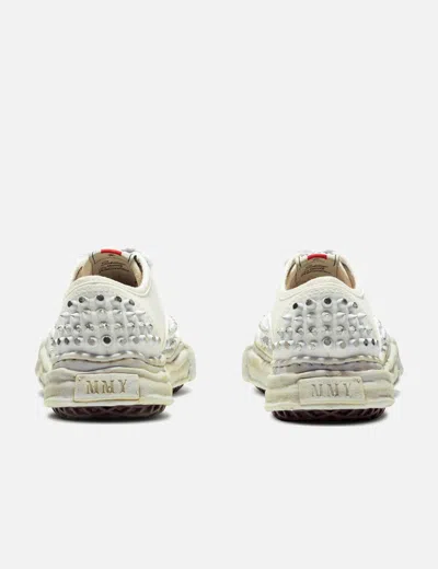 Miharayasuhiro Baker Og Sole Studded Canvas Low-top Sneaker In White