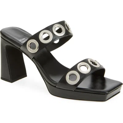 Jeffrey Campbell Danity Grommet Studded Slide Sandal In Multi