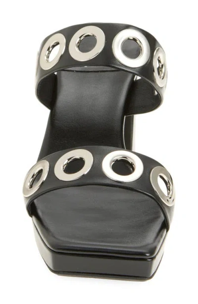 Jeffrey Campbell Danity Grommet Studded Slide Sandal In Multi