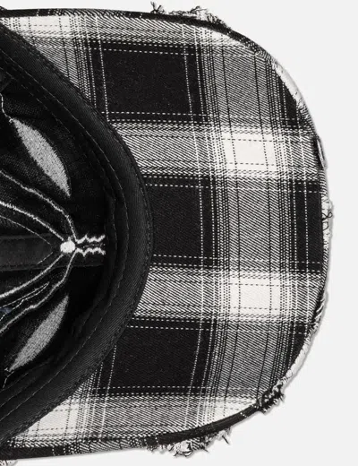 Perks And Mini Check Alien Butterfly Kiss Baseball Cap In Black