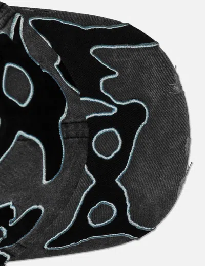 Perks And Mini Locke Denim Applique Baseball Cap In Green