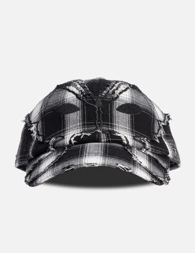 Perks And Mini Check Alien Butterfly Kiss Baseball Cap In Black