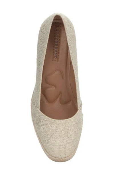 Lucky Brand Women's Imula Platform Espadrille Wedges In Brown