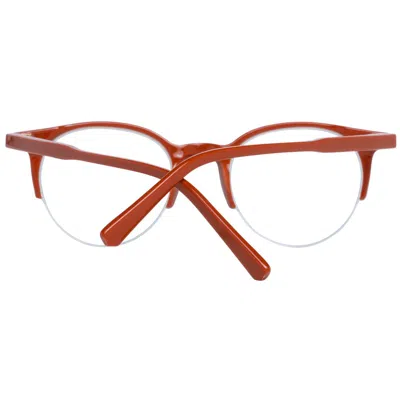 Bally Brown Unisex Optical Frames In Red