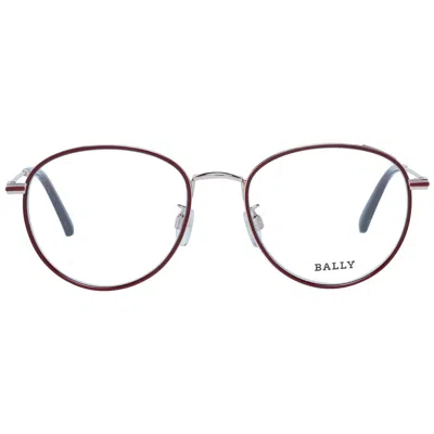 Bally Burgundy Unisex Optical Frames In Black
