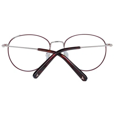 Bally Burgundy Unisex Optical Frames In Black