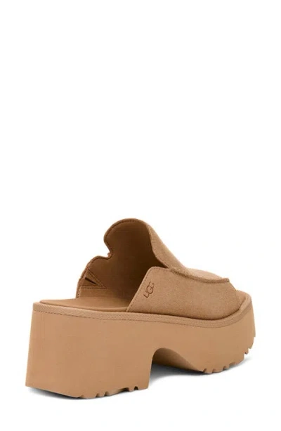 Ugg ® New Heights Platform Slide Sandal In Brown