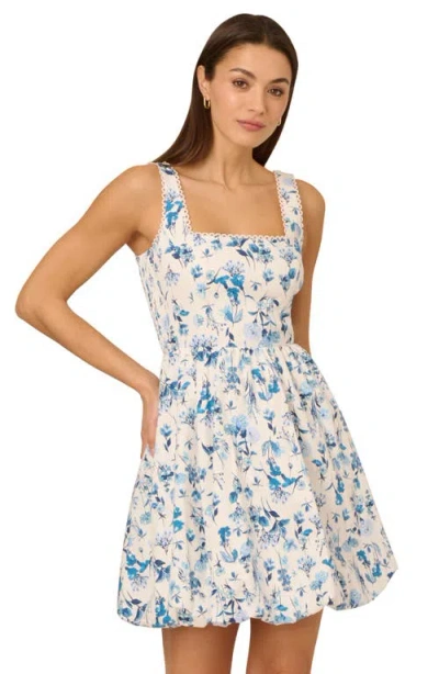 Adrianna Papell Stretch Cotton Balloon Dress