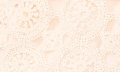 Vince Camuto Crochet Front Tank Top In Brown