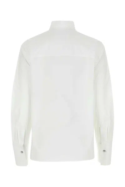 Jil Sander White Poplin Shirt In White