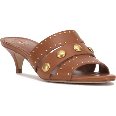 Vince Camuto Kyler Kitten Heel Slide Sandal In Brown