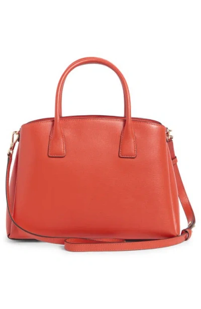 Kate Spade New York Serena Leather Satchel In Orange