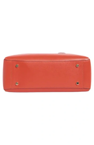 Kate Spade New York Serena Leather Satchel In Orange