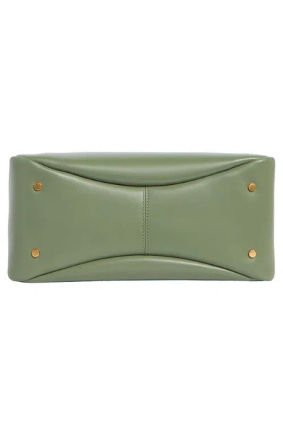 Kate Spade New York Grace Fine Grain Leather Medium Satchel In Green