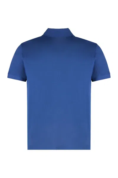 Paul & Shark Short Sleeve Polo Shirt Featuring Collar In Blue