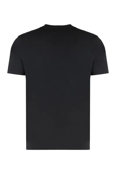 Paul & Shark T-shirt In Cotton Jersey With Logo In Black