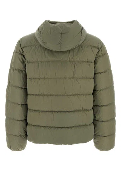 C.p. Company C.p.company Sage Green Nylon Down Jacket In Green