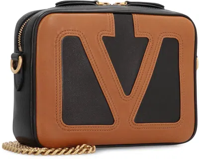 Valentino Versatile Shoulder Bag And Chain Strap In Brown