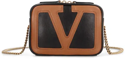 Valentino Marsupio Viva Superstar In Leather In Black