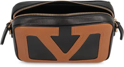 Valentino Versatile Shoulder Bag And Chain Strap In Brown