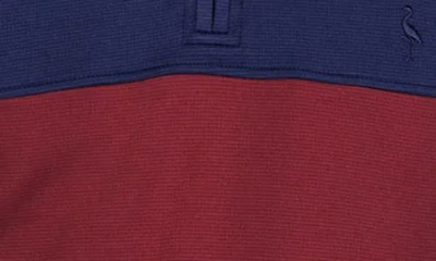 Tailorbyrd Quarter Zip Performance Pullover In Animal Print