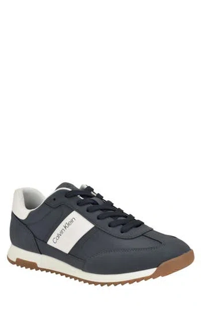 Calvin Klein Men's Galent Casual Low-top Sneakers In Black
