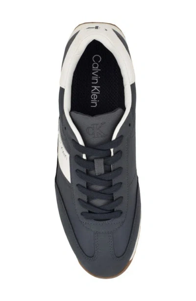 Calvin Klein Men's Galent Casual Low-top Sneakers In Black