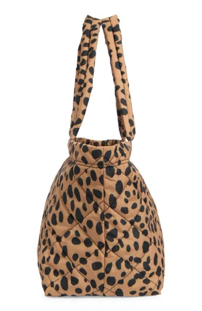Marc Jacobs The Medium Cheetah Quilted Nylon Tote In Multi