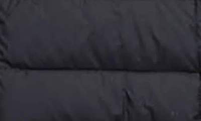 Blue Duck Water Resistant Reversible Genuine Shearling 700 Fill Power Down Coat In Blue