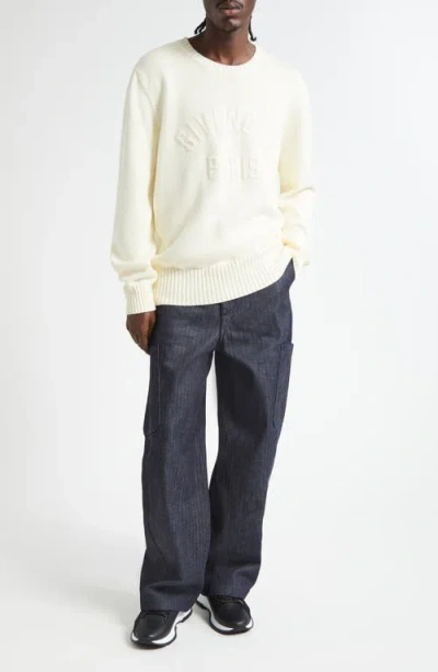 Givenchy Twisted Leg Cargo Jeans In Blue