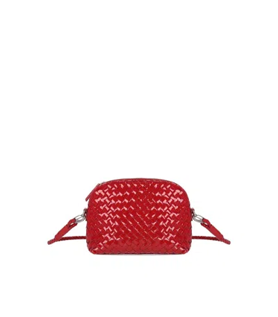 Dragon Diffusion Chunky Fellini Shoulder Bag In Red Leather In Red