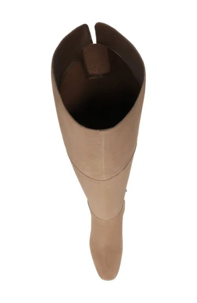 Circus Ny By Sam Edelman Women's Brigid Wide-calf Over-the-knee Block-heel Boots In Nude