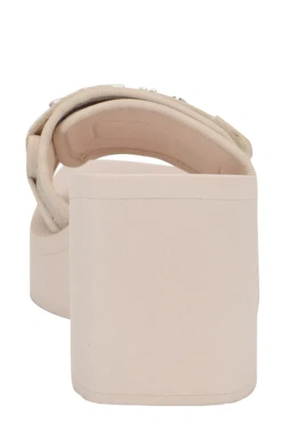 Guess Dellean Platform Wedge Sandal In Brown