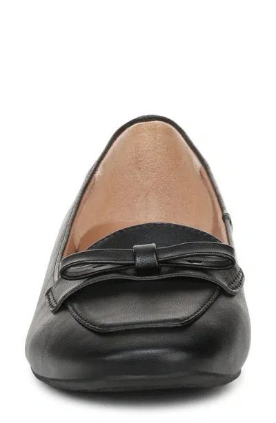 Lifestride Women's Claudine Square Toe Block Heel Ballerina Flats In Black