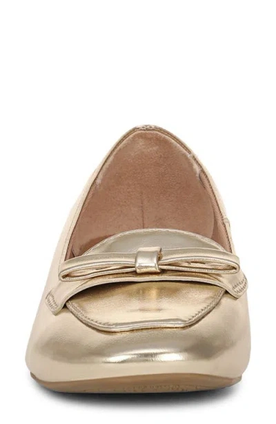 Lifestride Women's Claudine Square Toe Block Heel Ballerina Flats In Animal Print