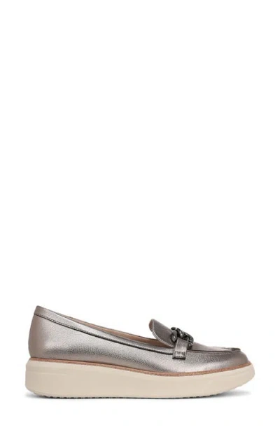 Lifestride Women's Chelsea-bit Round Toe Platform Loafers In Gold