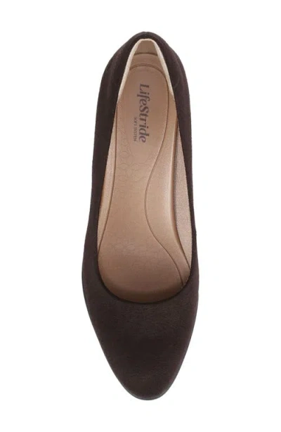 Lifestride Women's Elevate Block Heel Dress Pumps In Brown