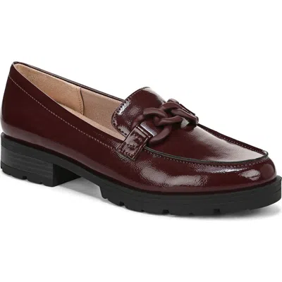 Lifestride Women's London 2 Chain Detail Lug Sole Loafers In Burgundy