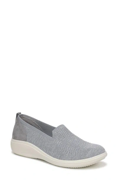 Lifestride Women's Boulevard Washable Round Toe Slip Ons In Gray