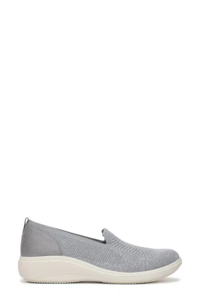 Lifestride Women's Boulevard Washable Round Toe Slip Ons In Gray