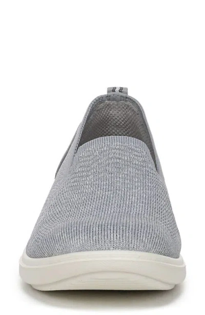 Lifestride Women's Boulevard Washable Round Toe Slip Ons In Gray