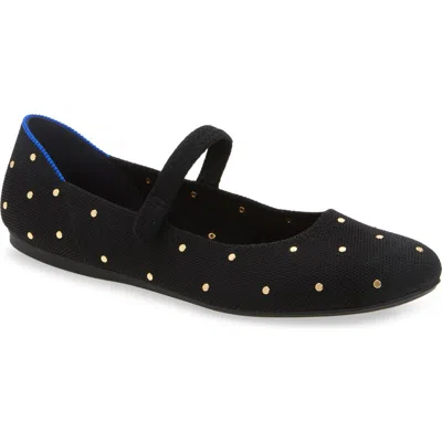 Rothys Rothy's The Square Mary Jane Flat In Black
