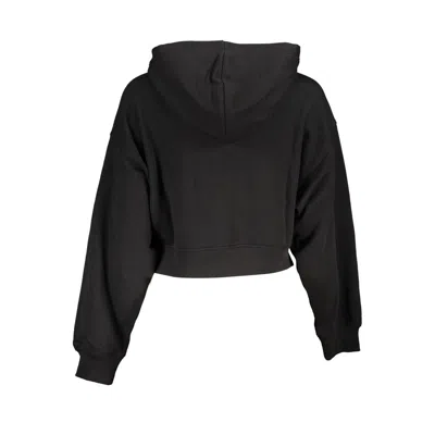 Calvin Klein Chic Hooded Sweatshirt In Timeless Black In Animal Print