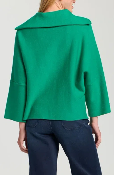 Apny Half-zip Pullover In Green