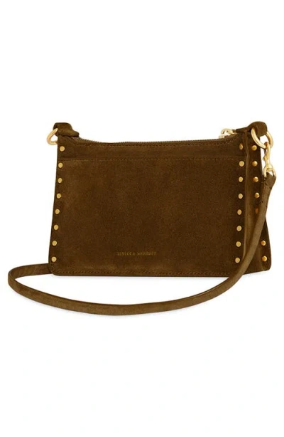 Rebecca Minkoff Darren Mini Top Zip Crossbody Bag In Brown