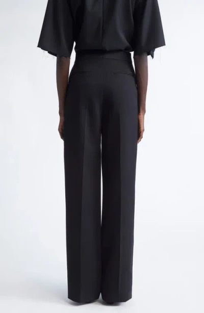 Fforme Agel Tailored Virgin Wool Trousers In Black
