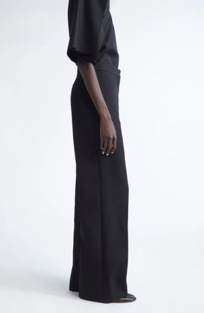 Fforme Agel Tailored Virgin Wool Trousers In Black