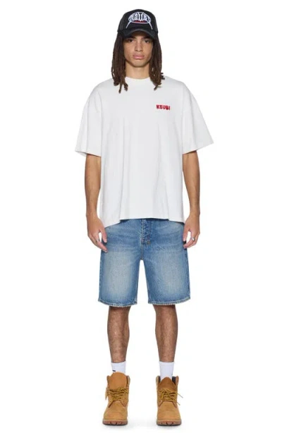 Ksubi Mechanic Ekcess Oversized Graphic Tee In White